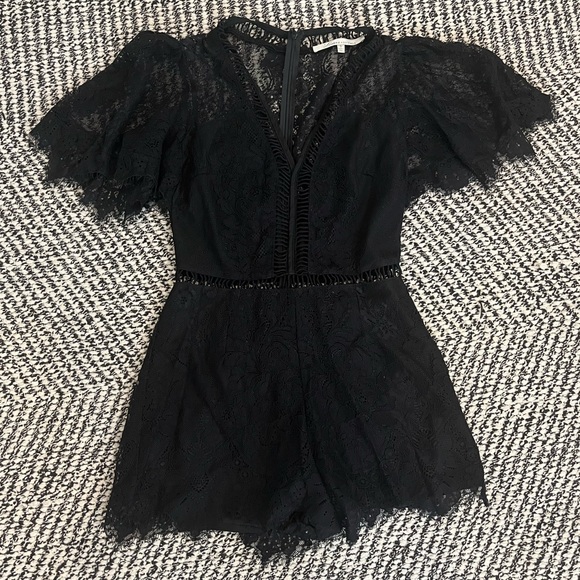 SOLD OUT Lovers + Friends Lace Romper - Size SM - Picture 2 of 6